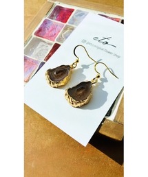 【eto】アゲート風ピアス(MA)