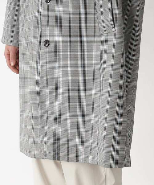 THE SHOP TK （ザ ショップ ティーケー ）の「◆TRチェックステンカラーコート（ステンカラーコート・メンズ・モスグリーン系1/ブラック系1・03/02）」の11枚目の写真