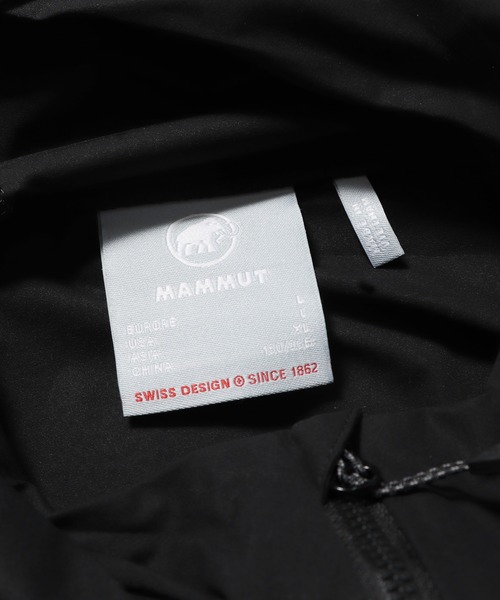 Mammut(マムート)の「MAMMUT/マムート GRANITE SO Hooded Jacket AF シェルジャケット フーディー ロゴ ハイネック(マウンテンパーカー・メンズ・ネイビー/ブラック/アッシュ/グリーン・XL/L/M)」の21枚目の写真