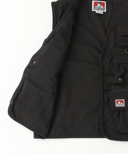 BEN DAVIS（ベンデイビス）の「【BEN DAVIS/ベンデイビス】ブランドロゴ ユーティリティー ベスト/フィッシング ベスト/ ビッグシルエット（ベスト・レディース・ブラック/カーキ/ブラウン・M/L）」の18枚目の写真