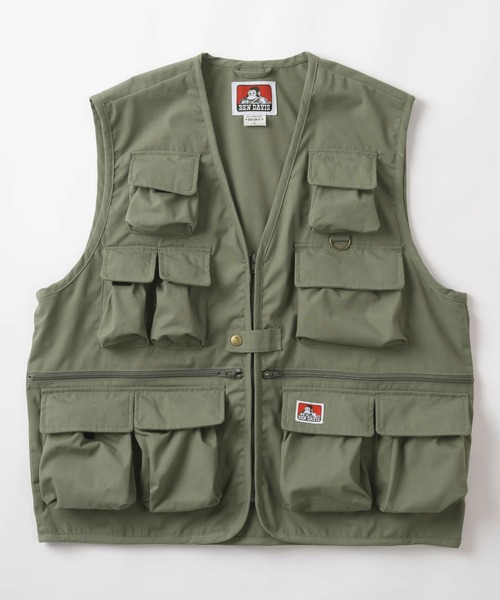 BEN DAVIS（ベンデイビス）の「【BEN DAVIS/ベンデイビス】ブランドロゴ ユーティリティー ベスト/フィッシング ベスト/ ビッグシルエット（ベスト・レディース・ブラック/カーキ/ブラウン・M/L）」の14枚目の写真