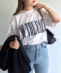 prose verse | ロゴプリントラウンドヘムTSH(Tシャツ/カットソー)