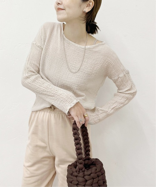 新品タグ付きPlageアトリエフランセ　Tブラウス plage（プラージュ）の「【LES ATELIERS FRANCAIS DE CONFECTION