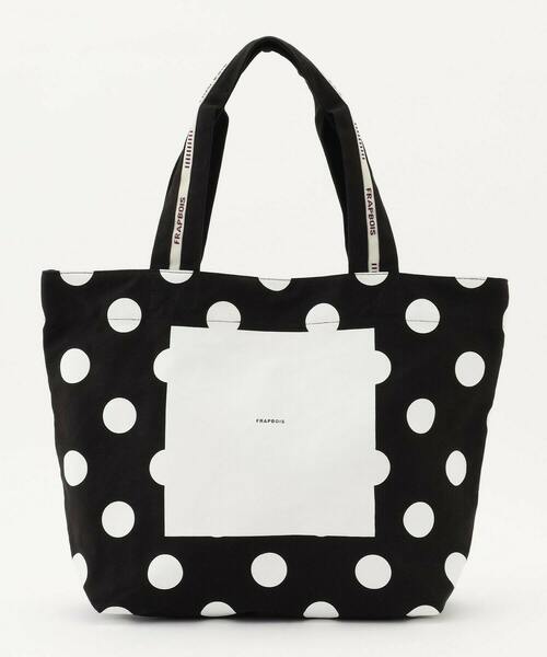 FRAPBOIS（フラボア）の「テイストドット－ト（トートバッグ・レディース・ブラック/ベージュ・FREE）」の2枚目の写真