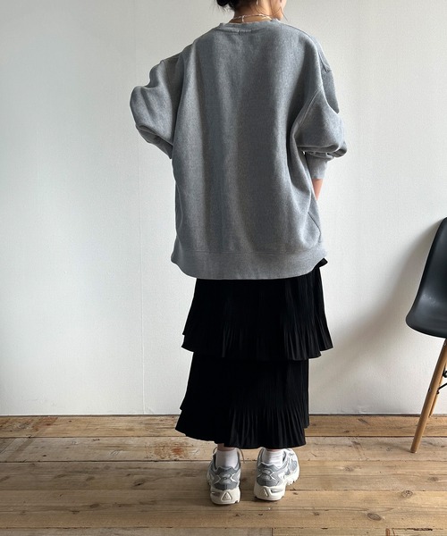 Kotoe(コトエ)の「3段フリルスカート ロング ティアード プリーツ ブラック ホワイト(スカート・レディース・ブラック/ホワイト・FREE)」の8枚目の写真