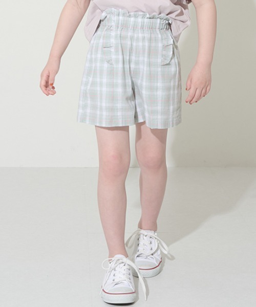 Lycee mine(リセマイン)の「フロントフリルアソートショートパンツ(その他パンツ・キッズ・ピンク/ブラック/ダークブラウン/レッド/ミント・100cm/120cm/140cm/110cm/130cm/150cm)」の3枚目の写真