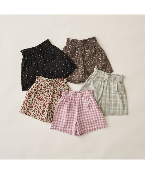 Lycee mine(リセマイン)の「フロントフリルアソートショートパンツ(その他パンツ・キッズ・ピンク/ブラック/ダークブラウン/レッド/ミント・100cm/120cm/140cm/110cm/130cm/150cm)」の19枚目の写真