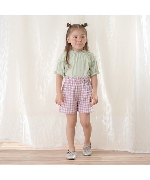 Lycee mine(リセマイン)の「フロントフリルアソートショートパンツ(その他パンツ・キッズ・ピンク/ブラック/ダークブラウン/レッド/ミント・100cm/120cm/140cm/110cm/130cm/150cm)」の22枚目の写真