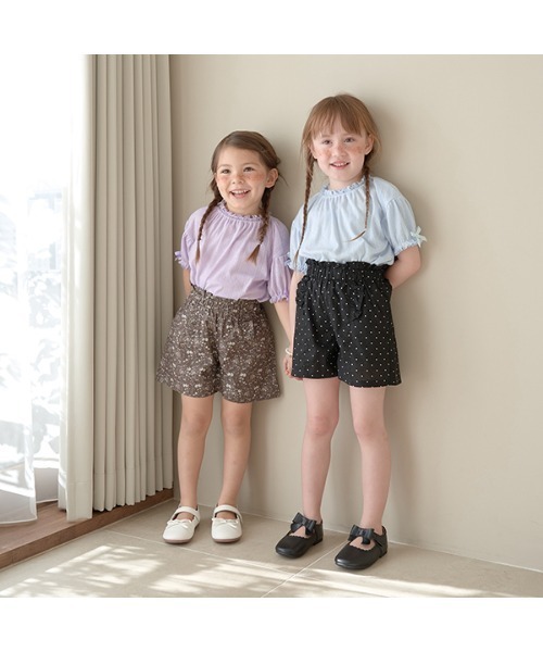 Lycee mine(リセマイン)の「フロントフリルアソートショートパンツ(その他パンツ・キッズ・ピンク/ブラック/ダークブラウン/レッド/ミント・100cm/120cm/140cm/110cm/130cm/150cm)」の15枚目の写真