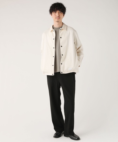 THE CASUAL(カジュアル)の「接触冷感天竺オーバーサイズカットソー(Tシャツ/カットソー・メンズ・ブルーグレー/ブラック/ホワイト/ベージュ系/グリーン/チャコール・L/LL/M)」の11枚目の写真