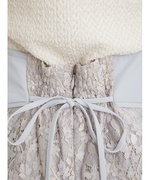 LILY BROWN（リリーブラウン）の「スイッチングマーメイドレーススカート（スカート・レディース・ライトブルー/ブラック/ベージュ・1/0）」の12枚目の写真