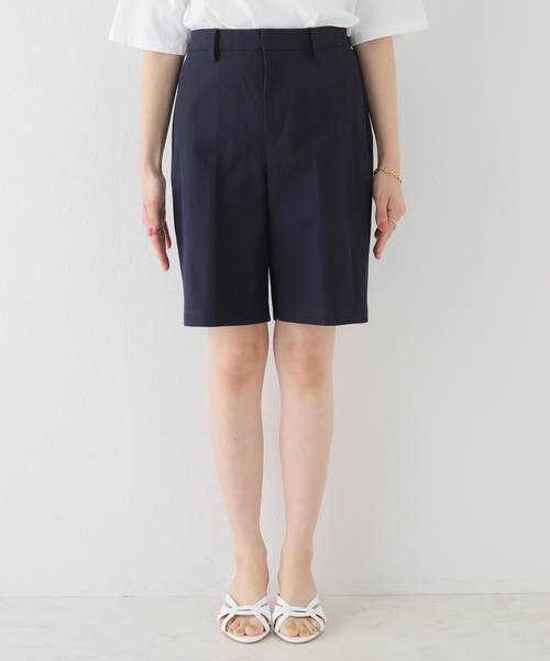 IENA(イエナ)の「ドライツイルバミューダパンツ(その他パンツ・レディース・アイボリー/ネイビー・38/36)」の9枚目の写真