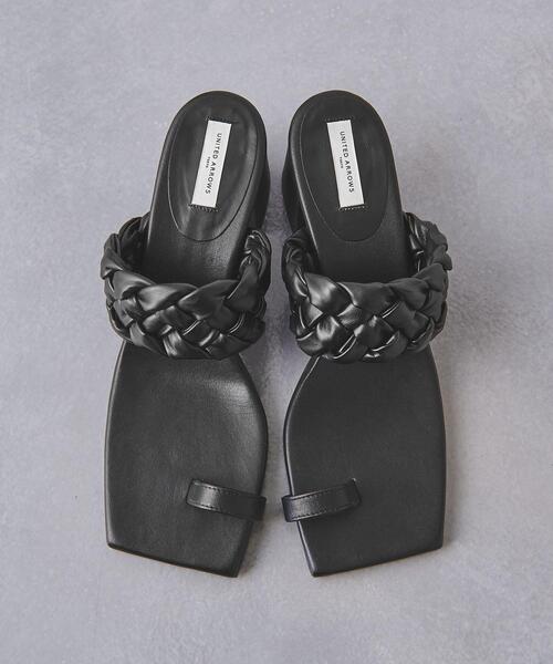 UNITED ARROWS トング サンダル 35/23cm ブラック 厚底 UNITED ARROWS（ユナイテッドアローズ）の「＜UNITED ARROWS