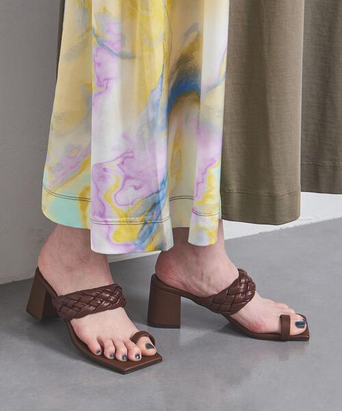 UNITED ARROWS（ユナイテッドアローズ）の「BRADE トング ミュール（サンダル・レディース・ブラック/ダークブラウン・35/35h/36/36h/37/37h/38）」の13枚目の写真