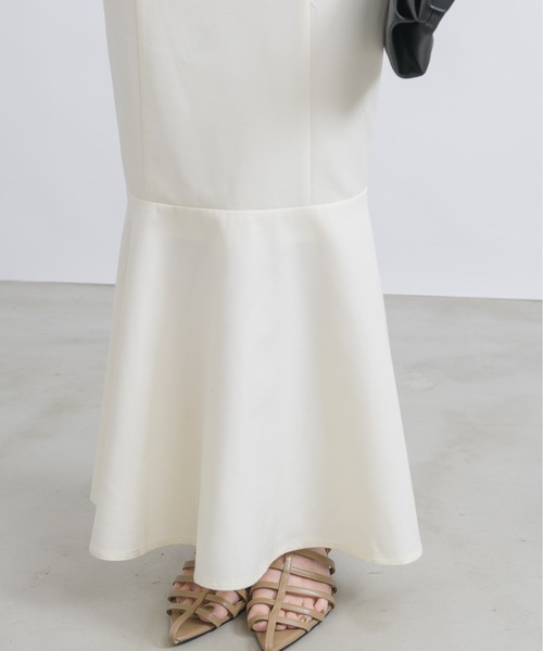 NEUNA（ヌナ）の「【挑戦しやすいアメスリワンピース！】3WAYアメスリキャミリボンシアートップスワンピース（ワンピース・レディース・アイボリー/ブラック・FREE/SMALL）」の13枚目の写真