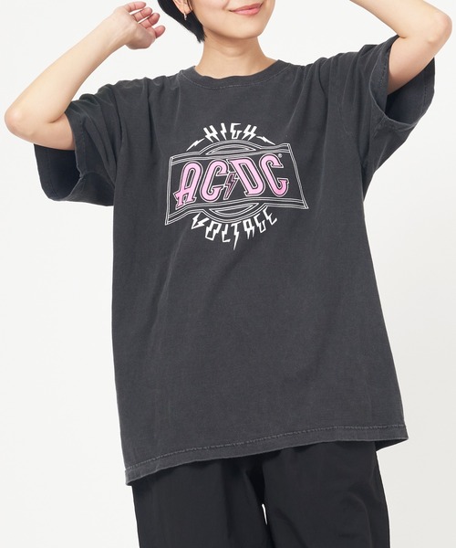 GOOD ROCK SPEED(グッドロックスピード)の「AC/DC TEE(Tシャツ/カットソー・レディース・ブラック・FREE)」の5枚目の写真