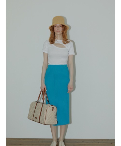 AMAIL（アマイル）の「Vivit time skirt（スカート・レディース・ブルー/ピンク・FREE）」の14枚目の写真