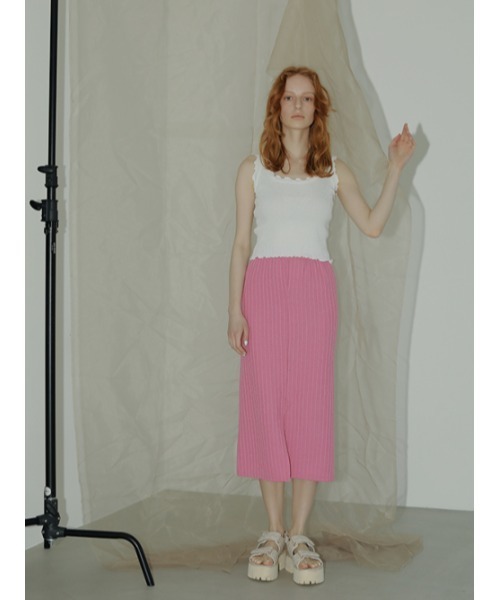 AMAIL（アマイル）の「Vivit time skirt（スカート・レディース・ブルー/ピンク・FREE）」の6枚目の写真