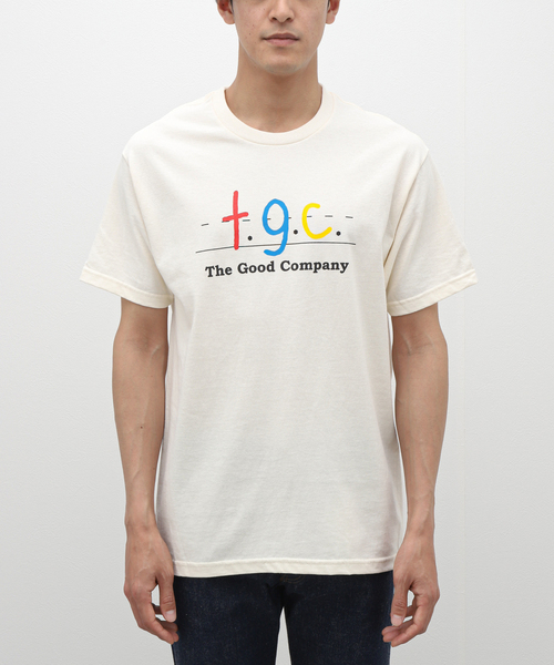 The Good Company(ザグッドカンパニー)の「【THE GOOD COMPANY/ザグッドカンパニー】 SCHOOL TEE:Tシャツ(Tシャツ/カットソー・メンズ・グリーン/アイボリー・MEDIUM/LARGE)」の4枚目の写真