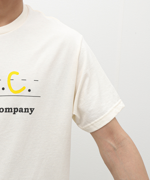 The Good Company(ザグッドカンパニー)の「【THE GOOD COMPANY/ザグッドカンパニー】 SCHOOL TEE:Tシャツ(Tシャツ/カットソー・メンズ・グリーン/アイボリー・MEDIUM/LARGE)」の9枚目の写真