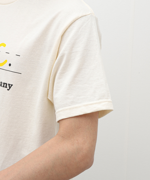 The Good Company(ザグッドカンパニー)の「【THE GOOD COMPANY/ザグッドカンパニー】 SCHOOL TEE:Tシャツ(Tシャツ/カットソー・メンズ・グリーン/アイボリー・MEDIUM/LARGE)」の10枚目の写真