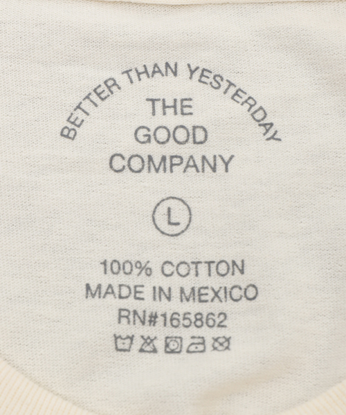 The Good Company(ザグッドカンパニー)の「【THE GOOD COMPANY/ザグッドカンパニー】 SCHOOL TEE:Tシャツ(Tシャツ/カットソー・メンズ・グリーン/アイボリー・MEDIUM/LARGE)」の13枚目の写真