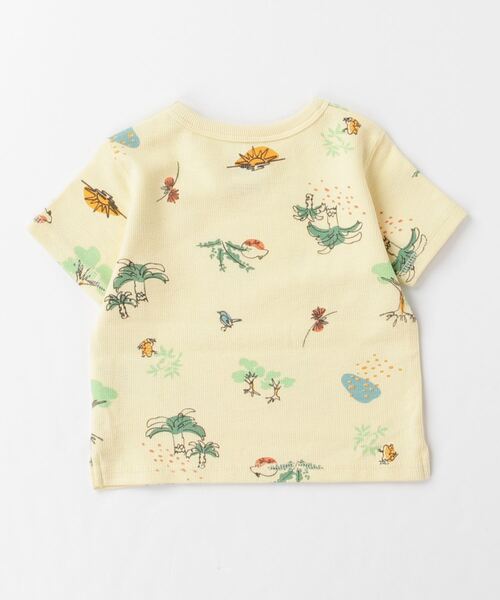 THE NORTH FACE（ザノースフェイス）の「ザ ノース フェイス THE NORTH FACE B S/S Latch Pile Tee_ベビー ショートスリーブラッチパイルティー（その他ベビー用品・キッズ・ホワイト×グリーン/ネイビー・90cm/80ｃｍ）」の4枚目の写真