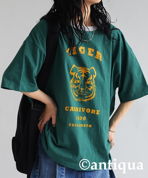 antiqua（アンティカ）の「アニマルカレッジTシャツ（Tシャツ/カットソー・レディース・その他1/その他2/その他3/その他4/その他5・FREE）」の4枚目の写真