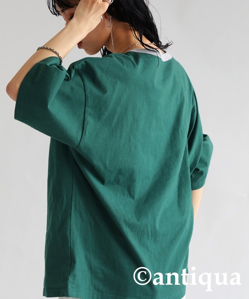 antiqua（アンティカ）の「アニマルカレッジTシャツ（Tシャツ/カットソー・レディース・その他1/その他2/その他3/その他4/その他5・FREE）」の15枚目の写真