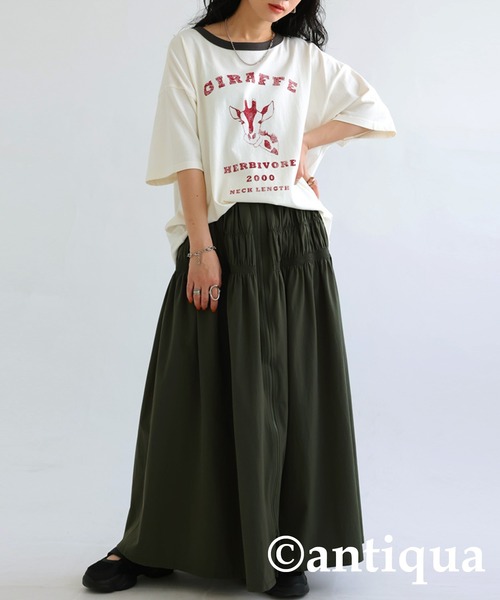 antiqua（アンティカ）の「アニマルカレッジTシャツ（Tシャツ/カットソー・レディース・その他1/その他2/その他3/その他4/その他5・FREE）」の12枚目の写真