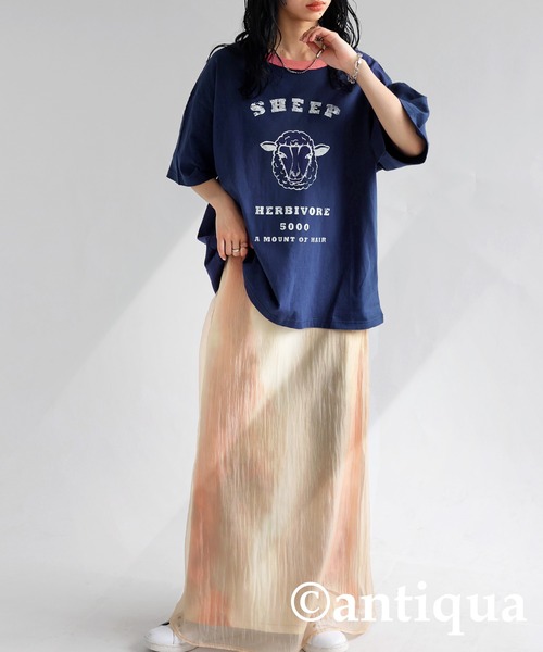 antiqua（アンティカ）の「アニマルカレッジTシャツ（Tシャツ/カットソー・レディース・その他1/その他2/その他3/その他4/その他5・FREE）」の8枚目の写真