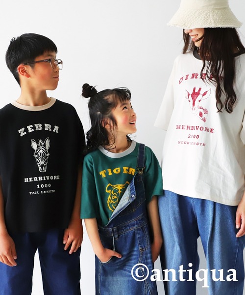 antiqua（アンティカ）の「アニマルカレッジTシャツ（Tシャツ/カットソー・レディース・その他1/その他2/その他3/その他4/その他5・FREE）」の6枚目の写真