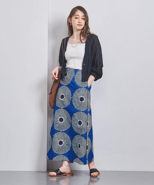 UNITED ARROWS（ユナイテッドアローズ）の「C/LI/N ドルマンスリーブ カーディガン（カーディガン/ボレロ・レディース・オフホワイト/ブラック/ライム/ネイビー・FREE）」の19枚目の写真