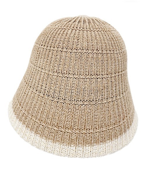 polcadot（ポルカドット）の「ブリムライン サーモメトロハット（ハット・レディース・ベージュ/アイボリー/ブラック・FREE）」の3枚目の写真