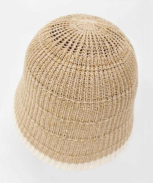 polcadot（ポルカドット）の「ブリムライン サーモメトロハット（ハット・レディース・ベージュ/アイボリー/ブラック・FREE）」の6枚目の写真