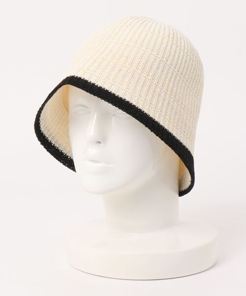 polcadot（ポルカドット）の「ブリムライン サーモメトロハット（ハット・レディース・ベージュ/アイボリー/ブラック・FREE）」の8枚目の写真