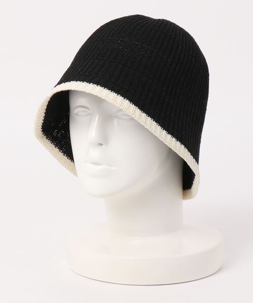 polcadot（ポルカドット）の「ブリムライン サーモメトロハット（ハット・レディース・ベージュ/アイボリー/ブラック・FREE）」の9枚目の写真