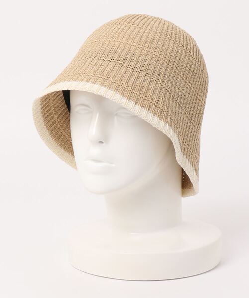 polcadot（ポルカドット）の「ブリムライン サーモメトロハット（ハット・レディース・ベージュ/アイボリー/ブラック・FREE）」の10枚目の写真