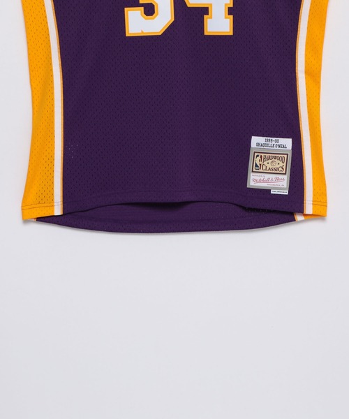 Mitchell&Ness（ミッチェル&ネス）の「Mitchell&Ness 　NBA SWINGMAN JERSEY LAKERS 99-00 SHAQUILLE O'NEAL（タンクトップ・メンズ・パープル・XL/M/L）」の6枚目の写真
