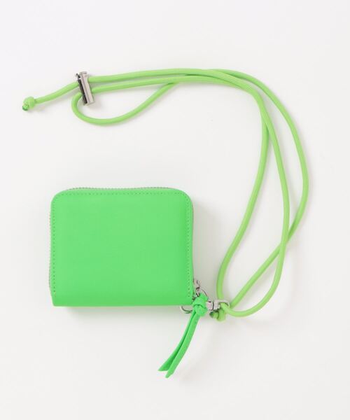 Q(キュー)の「ネオンウォレット(コインケース・レディース・クリアグリーン/フレッシュイエロー・ONE SIZE)」の3枚目の写真