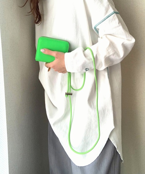 Q(キュー)の「ネオンウォレット(コインケース・レディース・クリアグリーン/フレッシュイエロー・ONE SIZE)」の19枚目の写真