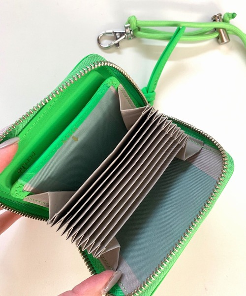 Q(キュー)の「ネオンウォレット(コインケース・レディース・クリアグリーン/フレッシュイエロー・ONE SIZE)」の12枚目の写真