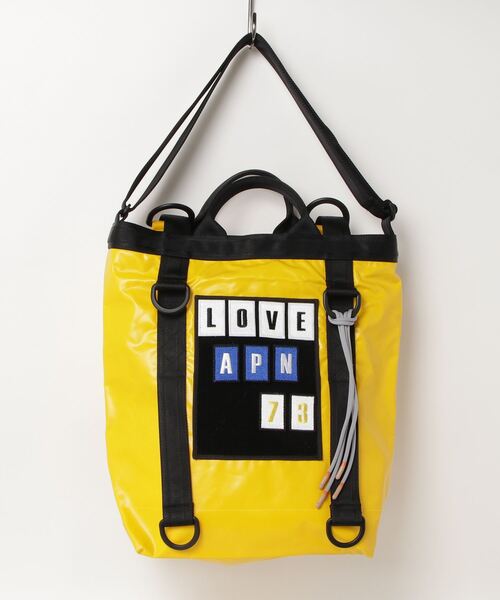 JNBY（ジェーエヌビーワイ）の「APN 3WAY PVC Polyester Tote Bag / トートバッグ（トートバッグ・レディース・ブラック/イエロー/オレンジ/ブルー・ONE SIZE）」の4枚目の写真
