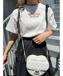 クマ刺繍Tシャツ