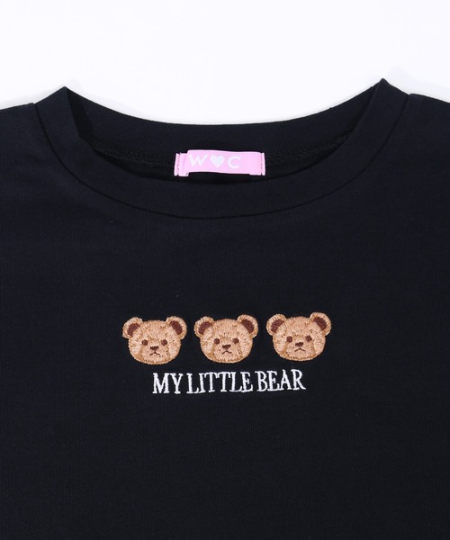 PHILLY(フィリー)の「クマ刺繍Tシャツ(Tシャツ/カットソー・レディース・ブラック/オフホワイト・FREE)」の21枚目の写真