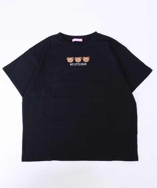 PHILLY(フィリー)の「クマ刺繍Tシャツ(Tシャツ/カットソー・レディース・ブラック/オフホワイト・FREE)」の17枚目の写真