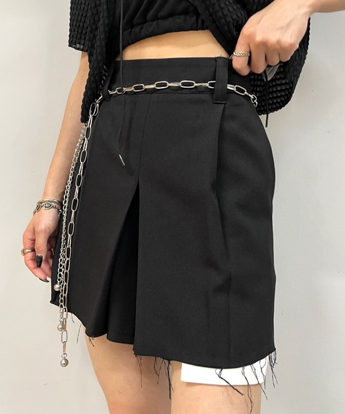 WHO'S WHO gallery（フーズフーギャラリー）の「プリーツキュロット（その他パンツ・レディース・グレー/ブラック/ベージュ/ブラック系その他・FREE）」の2枚目の写真