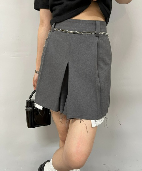 WHO'S WHO gallery（フーズフーギャラリー）の「プリーツキュロット（その他パンツ・レディース・グレー/ブラック/ベージュ/ブラック系その他・FREE）」の7枚目の写真