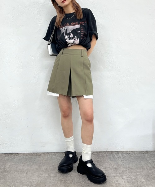 WHO'S WHO gallery（フーズフーギャラリー）の「プリーツキュロット（その他パンツ・レディース・グレー/ブラック/ベージュ/ブラック系その他・FREE）」の18枚目の写真