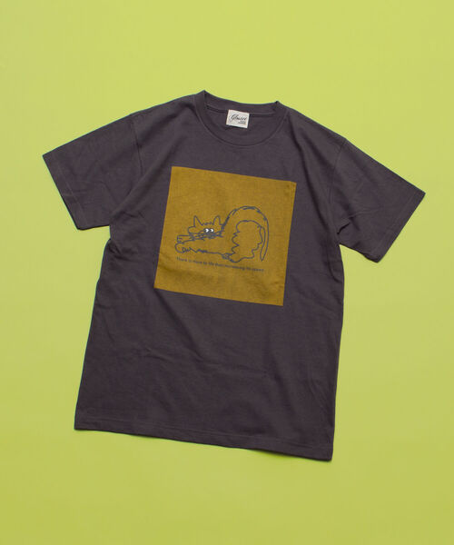 GLOSTER（グロスター）の「イラストレーター【ogwillust/オガワナツミ】 コラボTシャツ vol2（Tシャツ/カットソー・メンズ・チャコールグレー/ホワイト・M/L）」の2枚目の写真